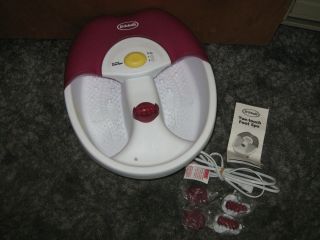DR. SCHOLLS TOE TOUCH FOOT SPA WITH MASSAGE ATTACHMENTS MULTIPLE