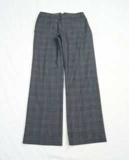  Republic Gray Plaid Wool Blend Martin Fit Dress Pants Size 4  WP415SB