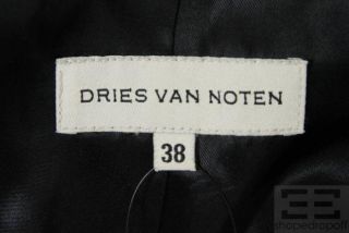 Dries Van Noten Black Pin Striped Jacket & Pant Suit Size 38