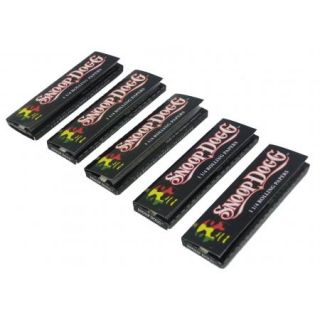 Snoop Dogg Cigarette Rolling Papers 1 1 4 Tobacco Herbal Lot of 5