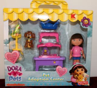 New Dora The Explorer Pet Adoption Center Doll House Furniture