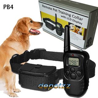 Remote Control Dog Training Shock Collar with Anti Bark