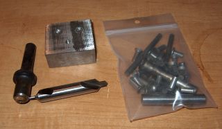 1919 A4 A6 rivet tools bucking block rivet set countersink and set of