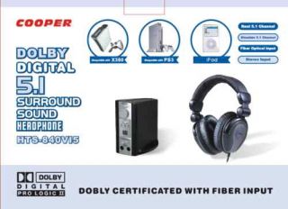 New Multimedia Dolby DIGITAL5 1SURROUND Sound Headphone