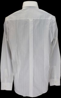 NEWT100 Auth Dolce Gabbana Wht Dress Cott Shirt 16 41