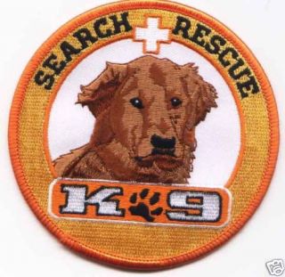 Search Rescue K9 Sar Dogs Dog Patch Beautiful Detail
