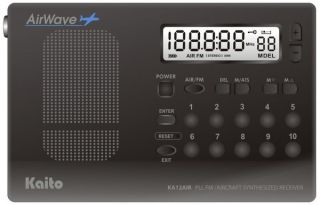  Kaito KA12AIR is a digital radio with Aviation band coverage plus FM