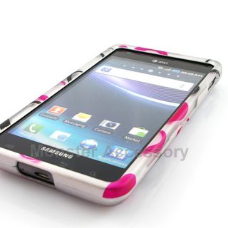Pink Bubble Hard Cover Case Samsung Infuse 4G Accessory