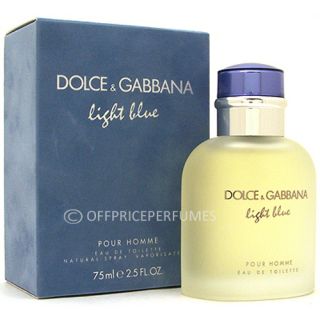 Light Blue  Dolce Gabbana  D G  Cologne 2 5 Oz 