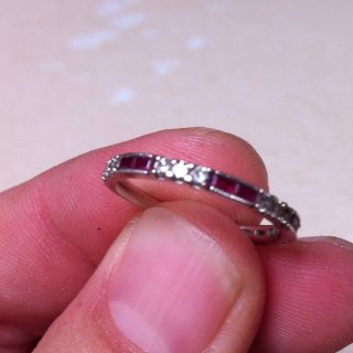  Dimond Ruby Ring