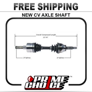 New Complete CV Joint Axle Shaft Assembly for Front Left Driver Side