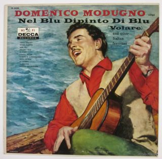 Domenico Modugno Nel Blu Dipinto Di Blu Volare 1958 LP Decca DL 8808