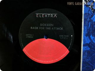 Dokken Back for The Attack 1987 67035 1 Accept Europe Don Dokken LP