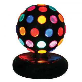  Colored Table Top Rotating Disco Ball Light Lamp for Teen Kid