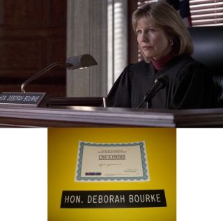 LAW & ORDER Donna Hanover Judge Deborah Bourke SCREEN USED