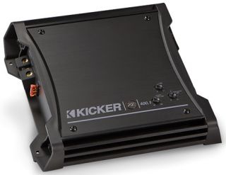 Kicker Car Audio Dual 15 Powered SEALED Sub Box Enclosure ZX400 1 C15