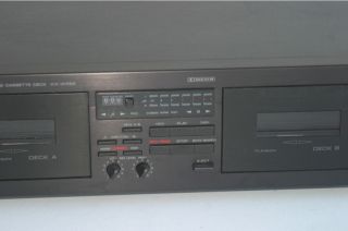 Yamaha KX W282 Dual Cassette Tape Recorder Player
