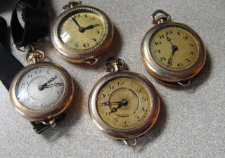 Antique Gold Filled Ladies Swiss Watches for Repair