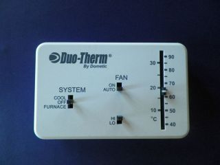 DUO THERM BY DOMETIC THERMOSTAT C F HP Part 3106995 032 RV MOTORHOME