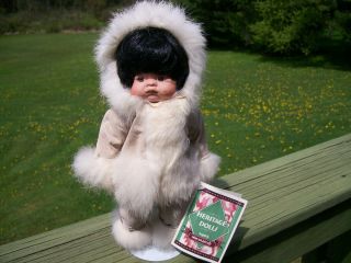 Heritage Dolls Designed by Indian Arts & Crafts Girl Eskimo Doll Real