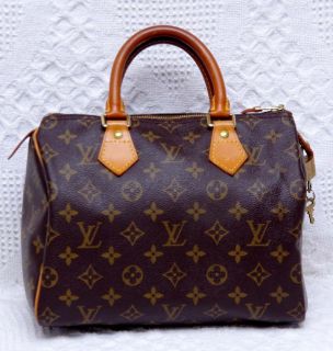 Louis Vuitton Monogram Speedy 30 Handbag Authentic
