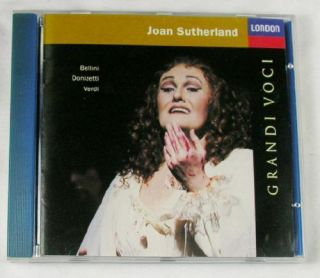 Joan Sutherland Grandi Voci CD Bellini Donizetti Verdi