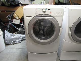 Whirlpool duet large capacity front load used washer wash machine used