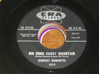 Dorsey Burnette 60s Pop Rock 45 Big Rock Candy Mountain