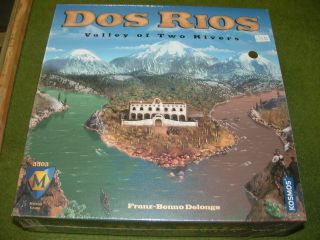 Dos RIOS Board Game 3303 by Academy Games New Unused