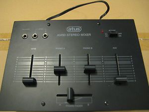 Atus AM 50 Vintage DJ Mixer Mint in box Extremely RARE Old School Hip