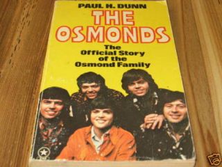 Donny Osmond Genuine Hand Sign Autographed Book 1975