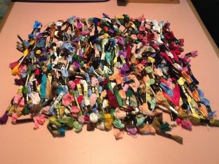 DMC Embroidery Floss Skeins   Miscellaneous Lot of 200   Assorted