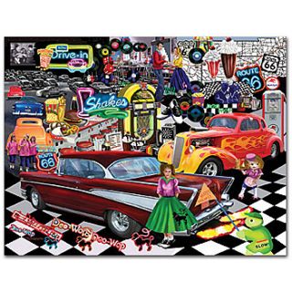 NEW Doo Wop Collage Classic Jigsaw Puzzle Essence of the 1950s 1000
