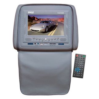 PLD72GR 7 Gray Headrest LCD TFT Monitor Built in DVD