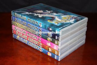 Sailor Moon S Uncut Vol. 1,2,3,4,5,6 Complete Anime DVD Set R1 Geneon