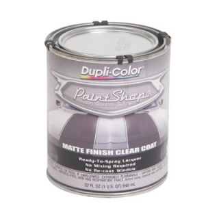 Dupli Color EBSP30700 Paint Enamel Matte Clear 1 Qt Each