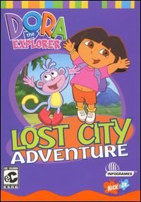 Dora The Explorer Lost City Adventure PC Mac CD Children Lost Objects
