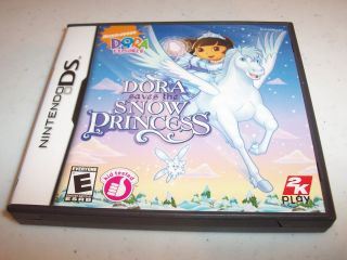 Dora The Explorer Saves The Snow Princess Nintendo DS DSi Complete