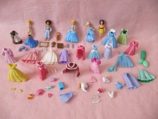 Fashion Polly Pocket Disney Princess Dolls Snow White Cinderella