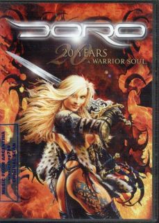 DORO, 20 YEARS A WARRIOR SOUL. FACTORY SEALED 2 DVD SET. IN ENGLISH.