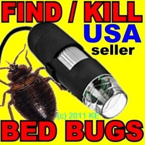 Killer Bed Bug Detector Camera Protection Prevention How to Find Kill