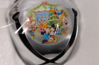 Mickey Mouse Sleigh Bell Ornaments Ashton Drake 2 Sets of 3 Christmas