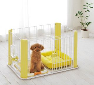 small Dog Pen Pet Pen Dog Crate Kennel Play Pen CLS 960 Yellow