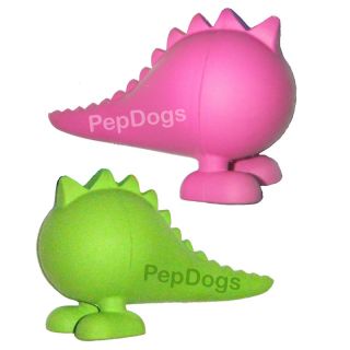 JW Pet Good Dino Cuz Small Rubber Squeaker Ball Dog Toy