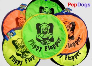 Flippy Flopper Flying Floppy Disc Dog Puppy Frisbee Toy