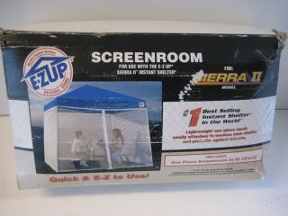 EZ Up Screen Room fits 12x12 Sierra II Model Canopy screen only