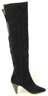 DOLCE VITA NATHANIEL Black Suede Over The Knee Womens Boots 6
