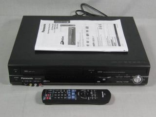Panasonic DMR EZ485V DVD VHS Combo Recorder Player Tuner Remote Manual