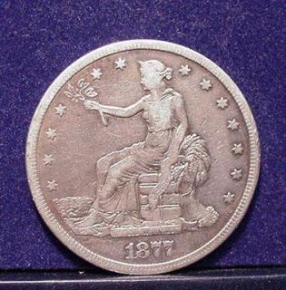 Oriental Trading Dollar 1877 s Silver Trade Dollar Fine
