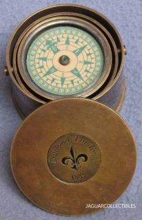 Collectable Brass Gimbaled Compass Dollond London 1885